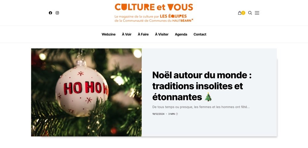 Webzine Culture et vous en haut-Béarn